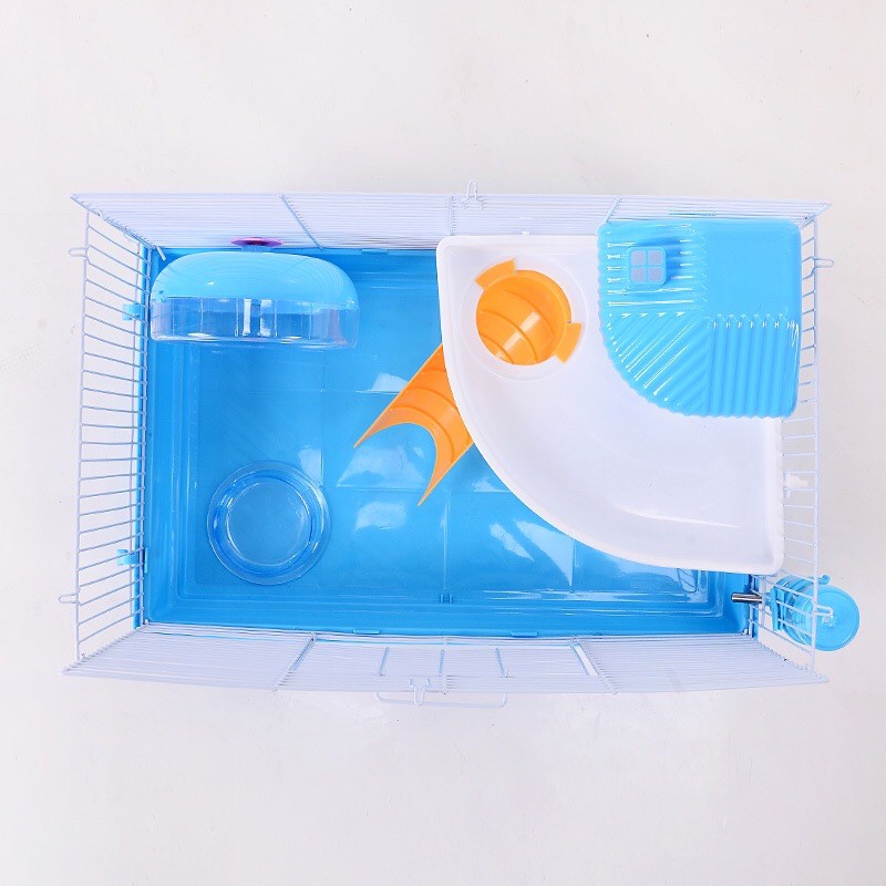 Lồng nuôi hamster, lồng bigsize nhà tổ ong rời tầng.Lồng đại 47cm kèm phụ kiện