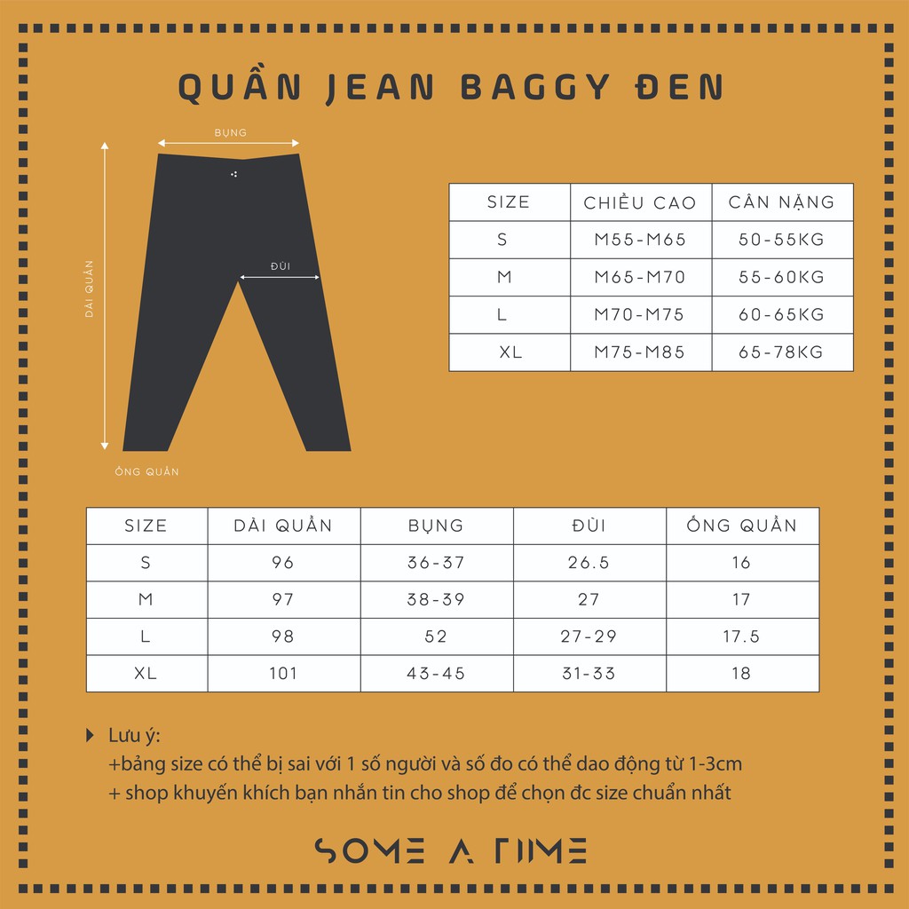 [Tiền Nào Của Đấy]Quần Jean Baggy Nam Ống Rộng Cắt Gấu Đen Trơn Không Phai Màu Vải Co Giãn-B01