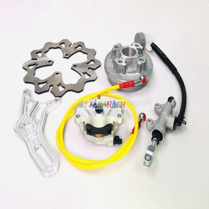 bộ đĩa sau wave heo nissin K2 đĩa 220mm V1 MS1261