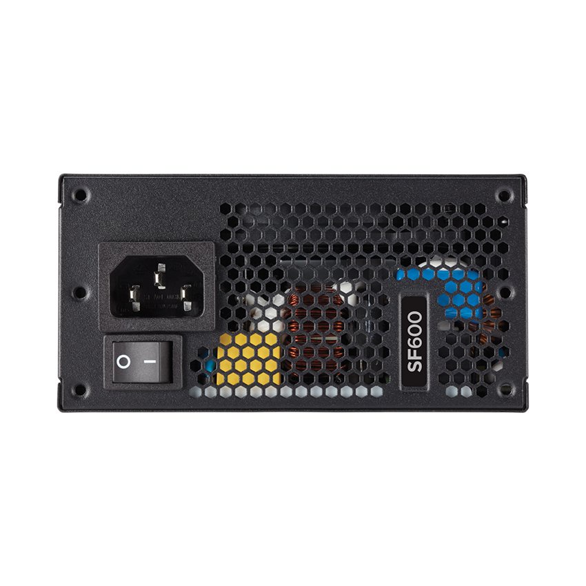 Nguồn Máy Tính - PSU  Corsair SF600 600W Gold 80 Plus Gold/Platinum SFX Factor  Full Modul  - Hàng Chính Hãng