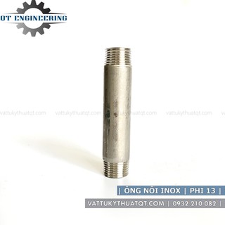 Ống nối inox2 đầu ren ngoài (Dài 20CM) | Phi 13,17,21,27,34,42,49 [VATTUKYTHUATQT.COM]