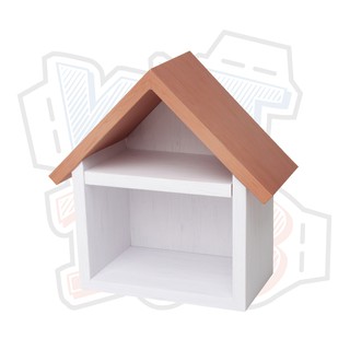 Mô hình giấy đồ vật Kệ hình ngôi nhà