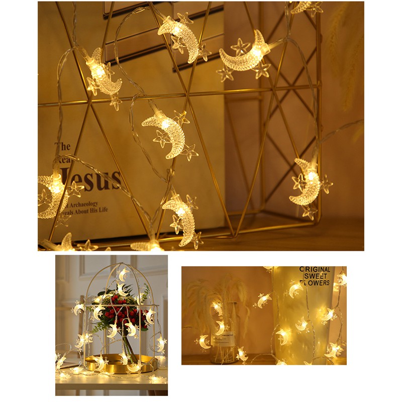 Đèn LED Trang Trí Nhiều Màu Sắc 3M - Nhiều Kiểu Dáng Trang Trí Noel, Tết Độc Đáo