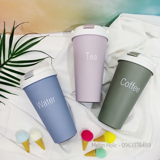 [Loại 1] Bình Giữ Nhiệt Tea - Water - Coffee, Bình Có Ống Hút, Chất Liệu Inox Sus 304, Giữ Nhiệt Nóng, Lạnh