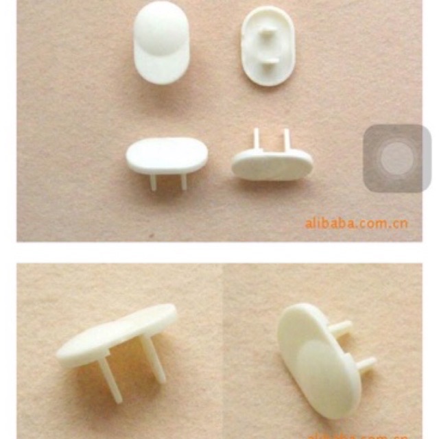 Combo 10 nút bịt ổ điện loại 2 chấu