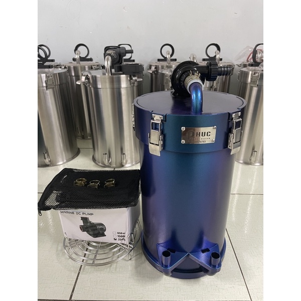 lọc thùng chế, lọc thùng phi 200 bơm marine 2500 lít/h điều chỉnh 100 cấp độ