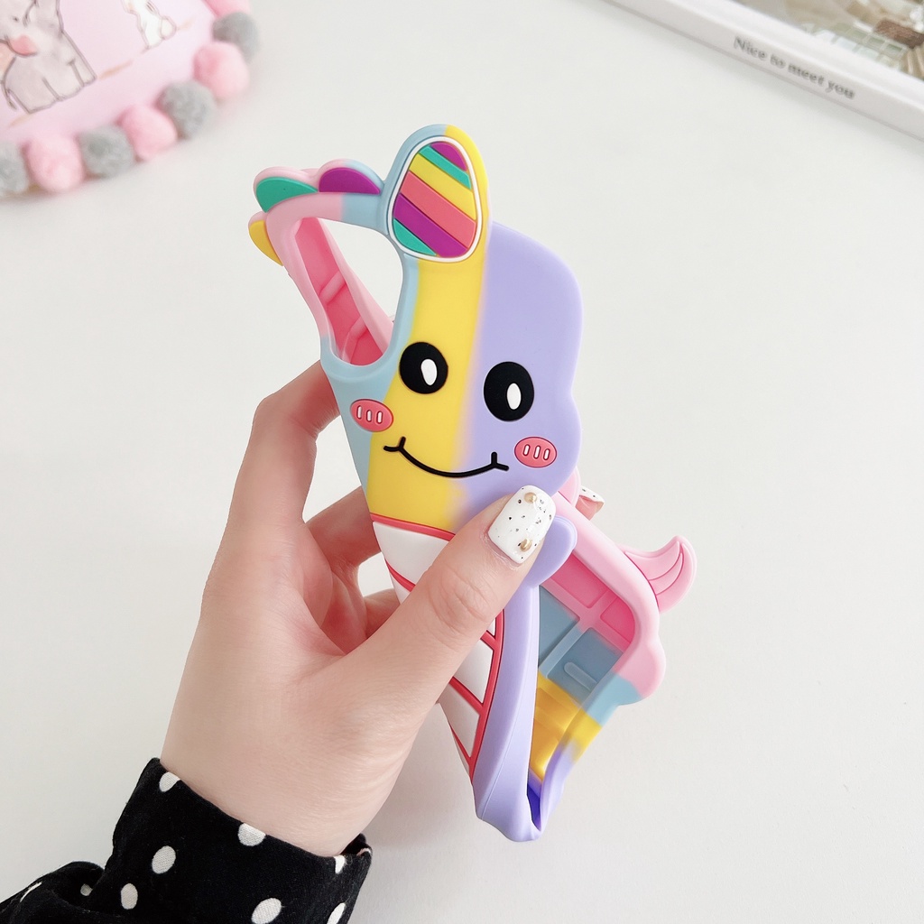 Ốp Điện Thoại Silicon Hình Khủng Long 3d Cho Iphone 12 pro max 11 pro max xs max xr x 7 8 plus