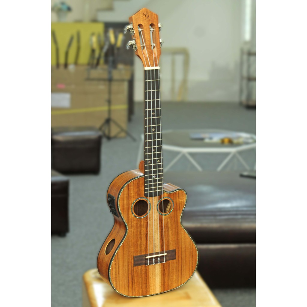 Đàn Ukulele Gỗ Koa NG EQ Cực Chất Lượng