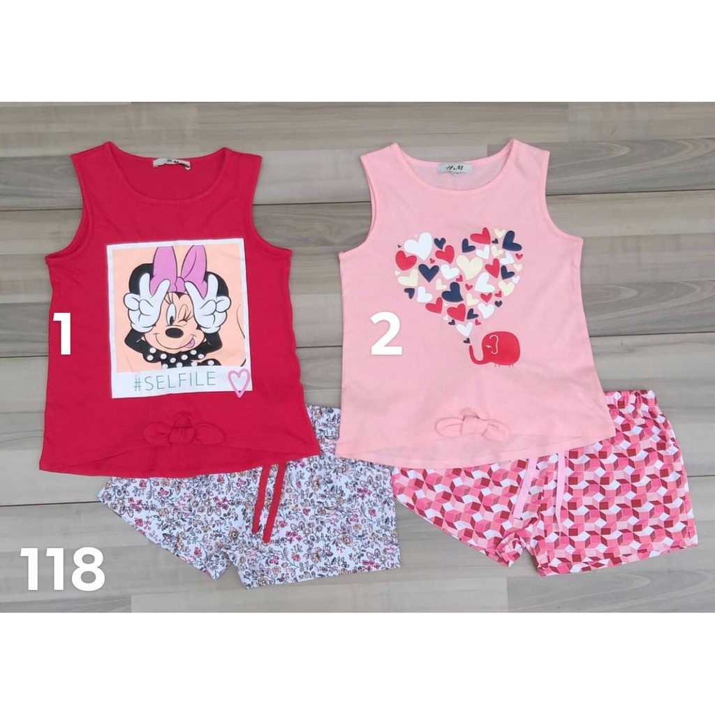 SP119: Bộ sát nách HM bé gái 6-13 tuổi (20-45kg)
