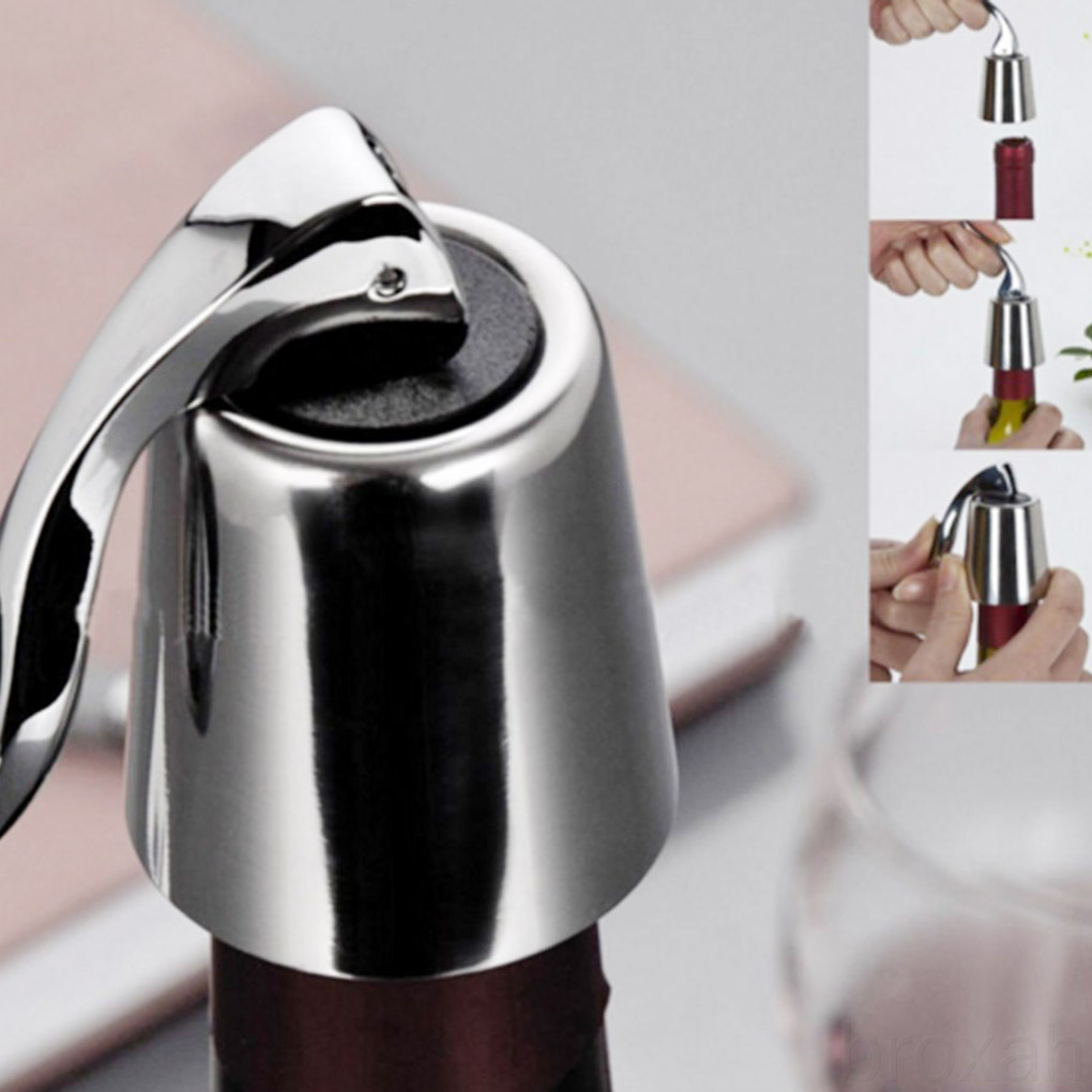 Nắp Đậy Chai Rượu Vang Bằng Thép Không Gỉ