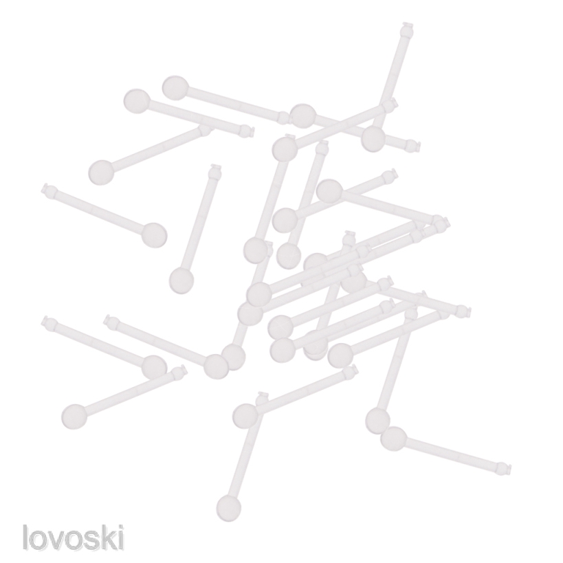 [Lovoski] Set 20 Khuyên Xỏ Mũi / Môi / Tai / Cơ Thể Trong Suốt 18g