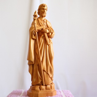 Thánh Giuse chống gậy. KT 15cm
