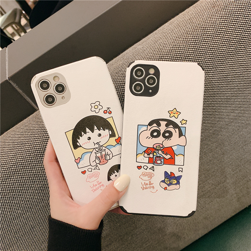 ốp điện thoại Silicone Họa Tiết Cậu Bé Shin Dễ Thương Cho Iphone 12 11 Pro Max X Xr 6 7 8 6s Plus Xs Max Shin-Chan | BigBuy360 - bigbuy360.vn