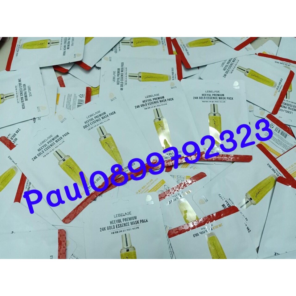 Mặt nạ vàng Lebelage Hee Yul Premium 24k Gold Essence Mask Pack 25g