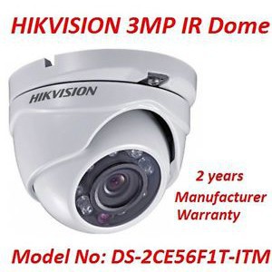 [Giá Siêu Rẻ]Camera bán cầu HIKVISION - DS-2CE56F1T-ITM / 3MP (1536P) TVI Chính hãng