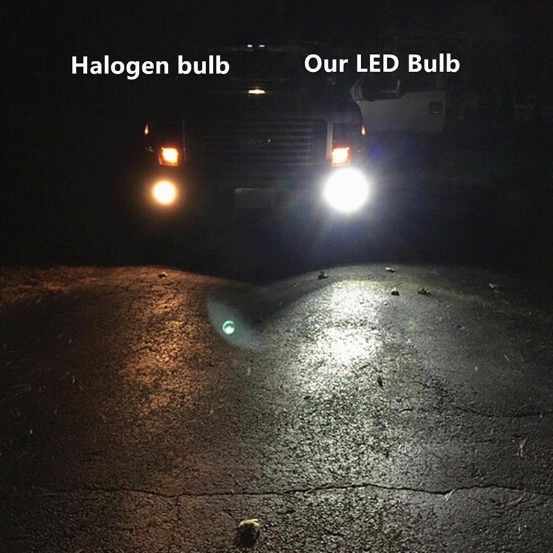 Bóng ĐèN LED ChốNg Sương Mù, ĐiệN ÁP Cao 100W H8 H11 H16 6000K - MàU Trắ