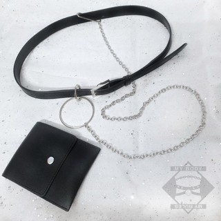 Dây nịt có túi và xích // Belt bag.