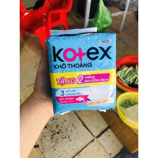 [RẺ VÔ ĐỊCH]KOTEX STYLE SIÊU MỎNG CÓ CÁNH