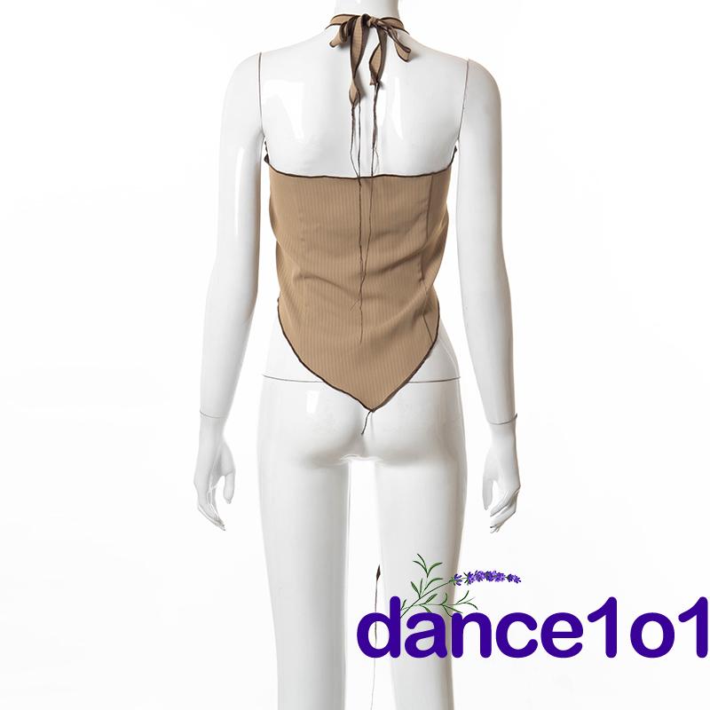 Áo Croptop Trễ Vai Hoạ Tiết Kẻ Sọc Cho Phái Nữ | BigBuy360 - bigbuy360.vn