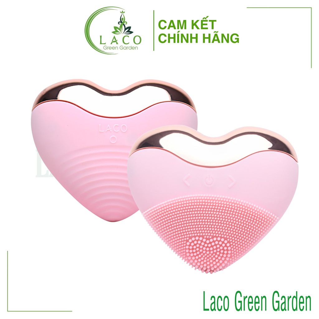 Máy rửa mặt LACO LUXURY chính hãng bảo hành 12 tháng giúp làn da sạch mịn màng, xoá nhăn nâng cơ và thon gọn hàm