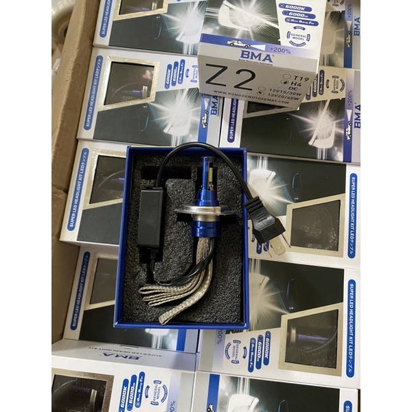 Đèn Pha Led Z2 BMA siêu sáng , Cos Trắng Pha Trắng, BMA Z2 Điện 12V