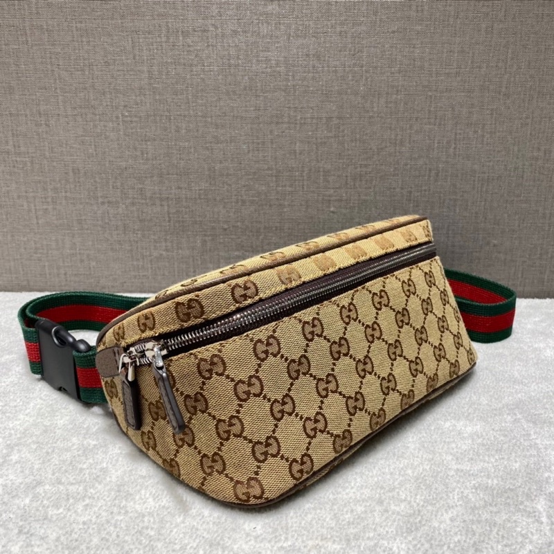Túi đeo chéo nam dáng bao tử thương hiệu thời trang cao cấp Gucci GC size 25