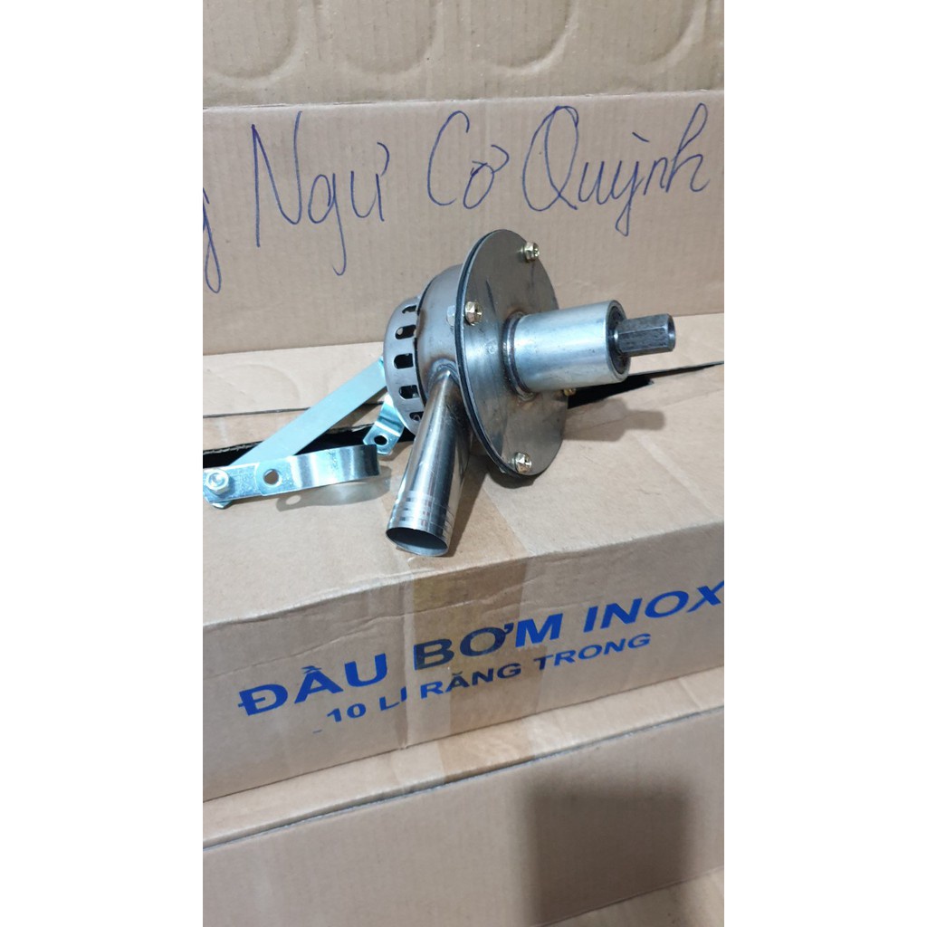 Đầu Bơm nước Inox gắn vào máy cắt cỏ