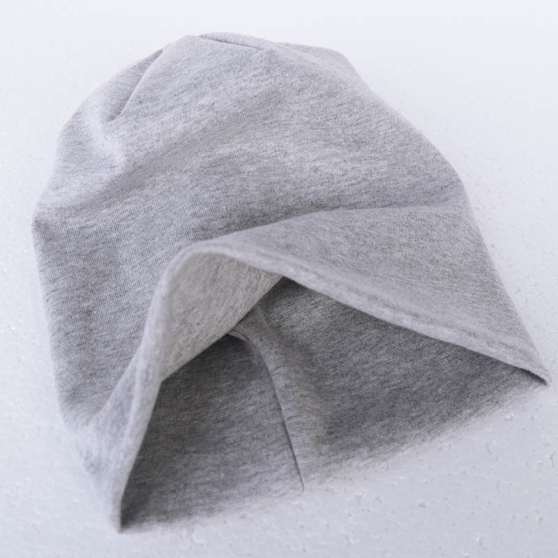 Mũ Beanie Dệt Kim Mỏng Màu Trơn Mềm Mại Giữ Ấm Thời Trang Cho Bé