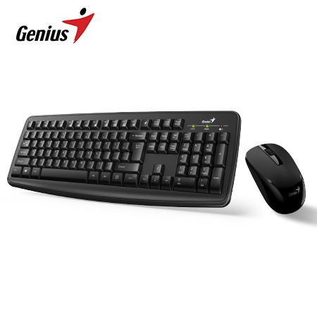 Combo bàn phím + chuột không dây Genius KB8100. Vi Tính Quốc Duy