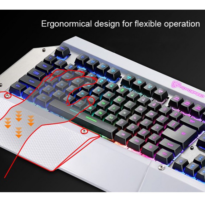 Bàn phím game thủ Motospeed K808 LED Gaming Keyboard