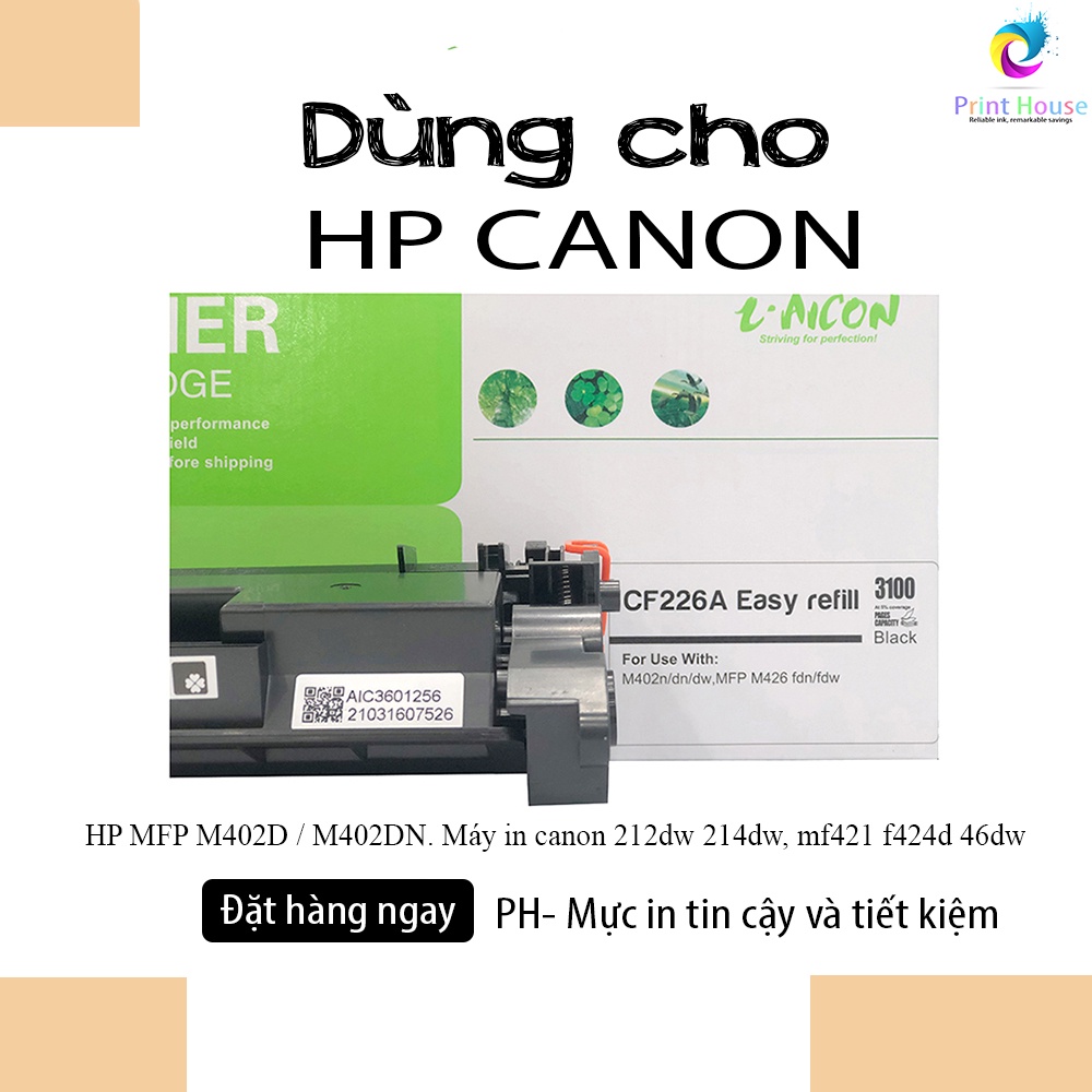 Hộp mực Cartridge 26A  dùng cho máy in HP CANON