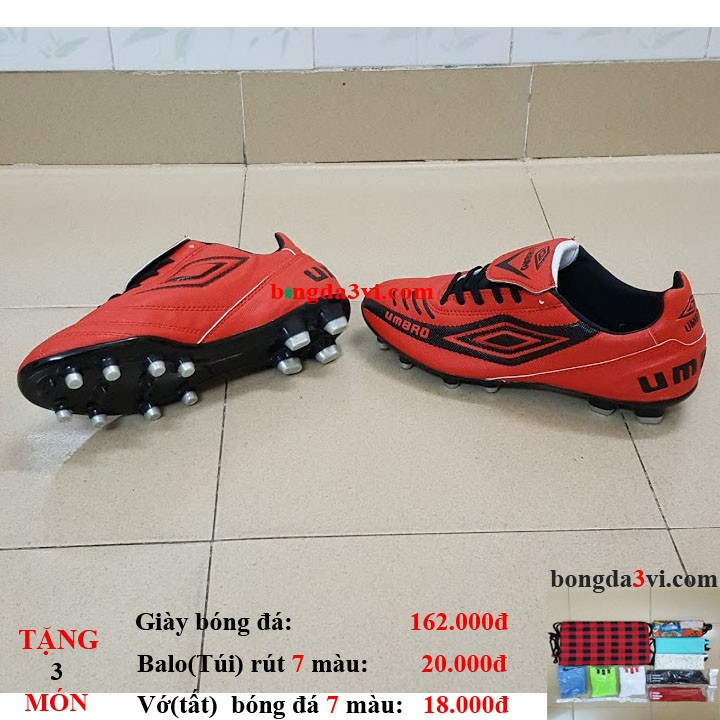 giày đá banh 1114 ( tặng + balo(túi) rút + vớ(tất) )