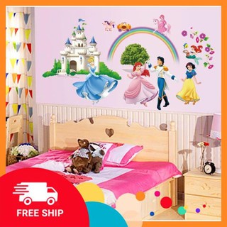 ⚡️𝗙𝗥𝗘𝗘𝗦𝗛𝗜𝗣⚡️ Decal dán tường Công chúa hoàng tử