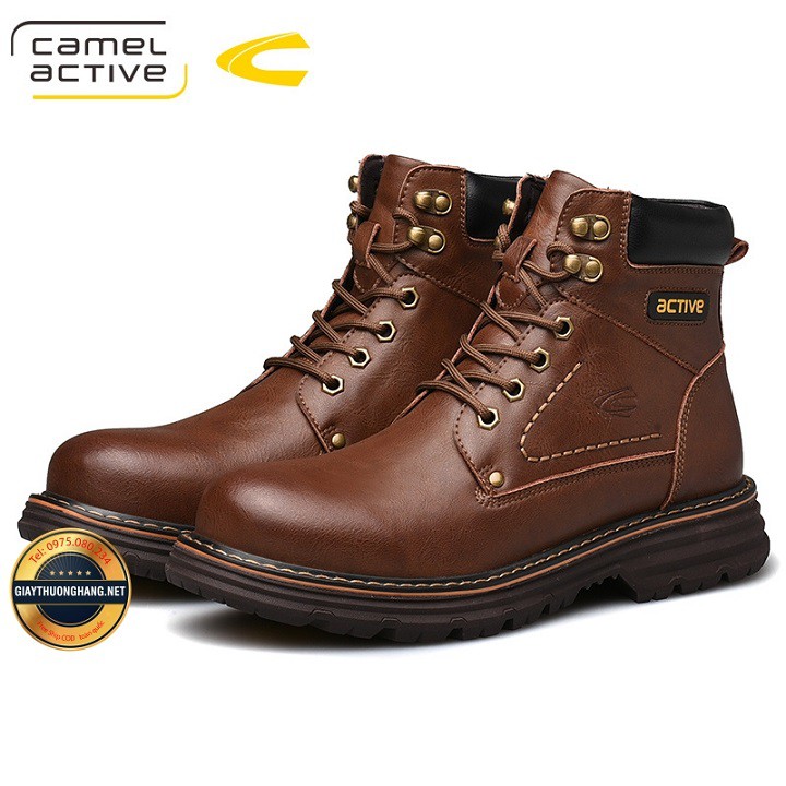 Giày Da Bò Nhập Khẩu Camel Active Cao Trên Mắt Cá, Mã Số BC19566