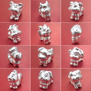 Charm bạc 12 con giáp