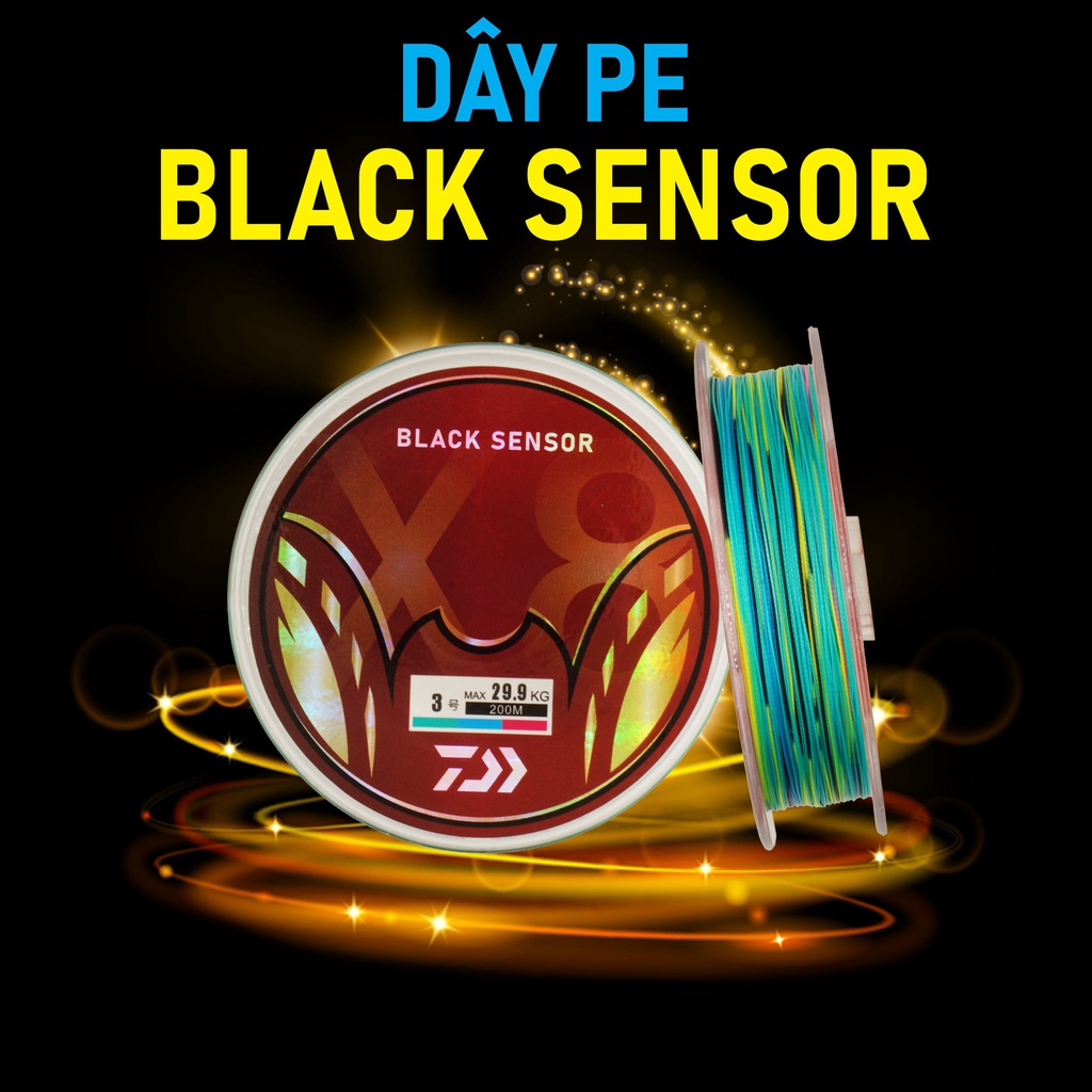 DÂY DAIWA BLACK SENSOR X8  200M