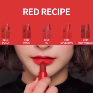 [HOT] Son lì 3ce red recipe màu #212