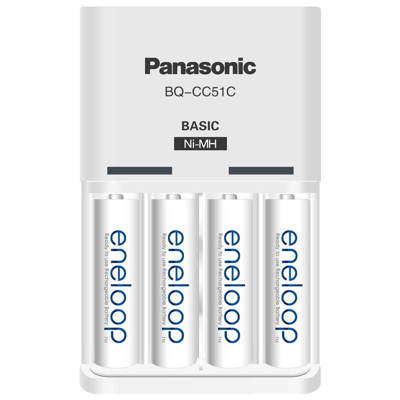 Combo 4 Pin Eneloop AA Và Sạc Panasonic BQ-CC51C