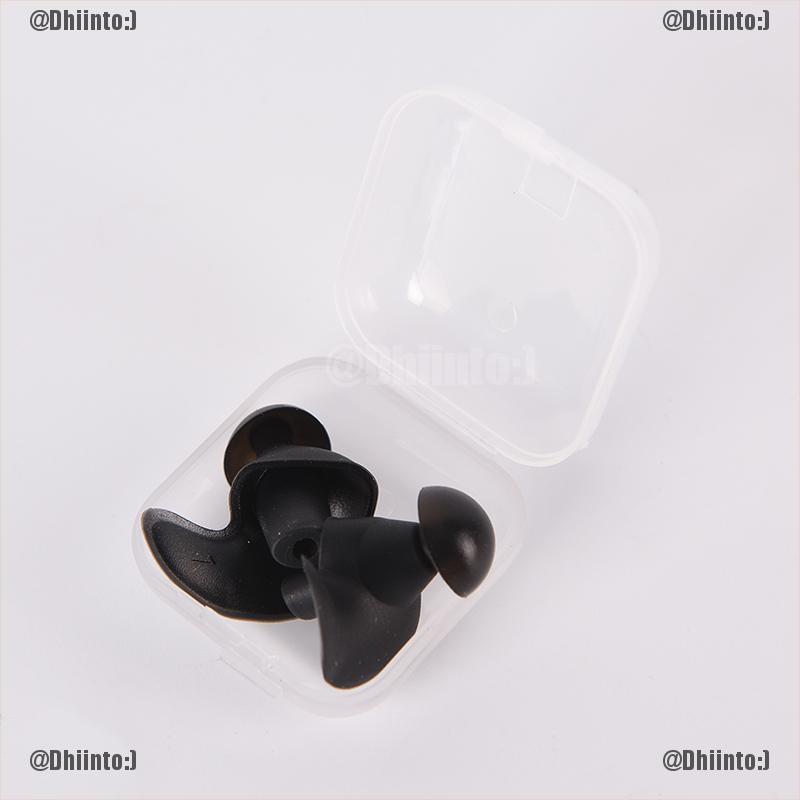 1 cặp nút bịt tai silicone chống ồn chống thấm nước dành cho người lớn khi bơi