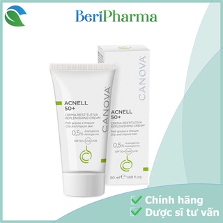 ✅  Canova Kem Giảm Mụn Ban Ngày Dành Cho Da Mụn, Da Nhạy Cảm ACNELL 50+ Replenishing Cream 50ml