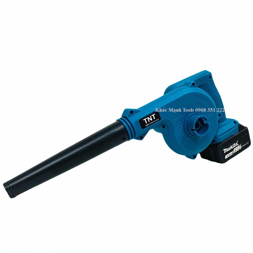 Máy Thổi Bụi Pin MAKITA 198V, Pin Chuẩn 10 cell, sài chung pin makita 21v