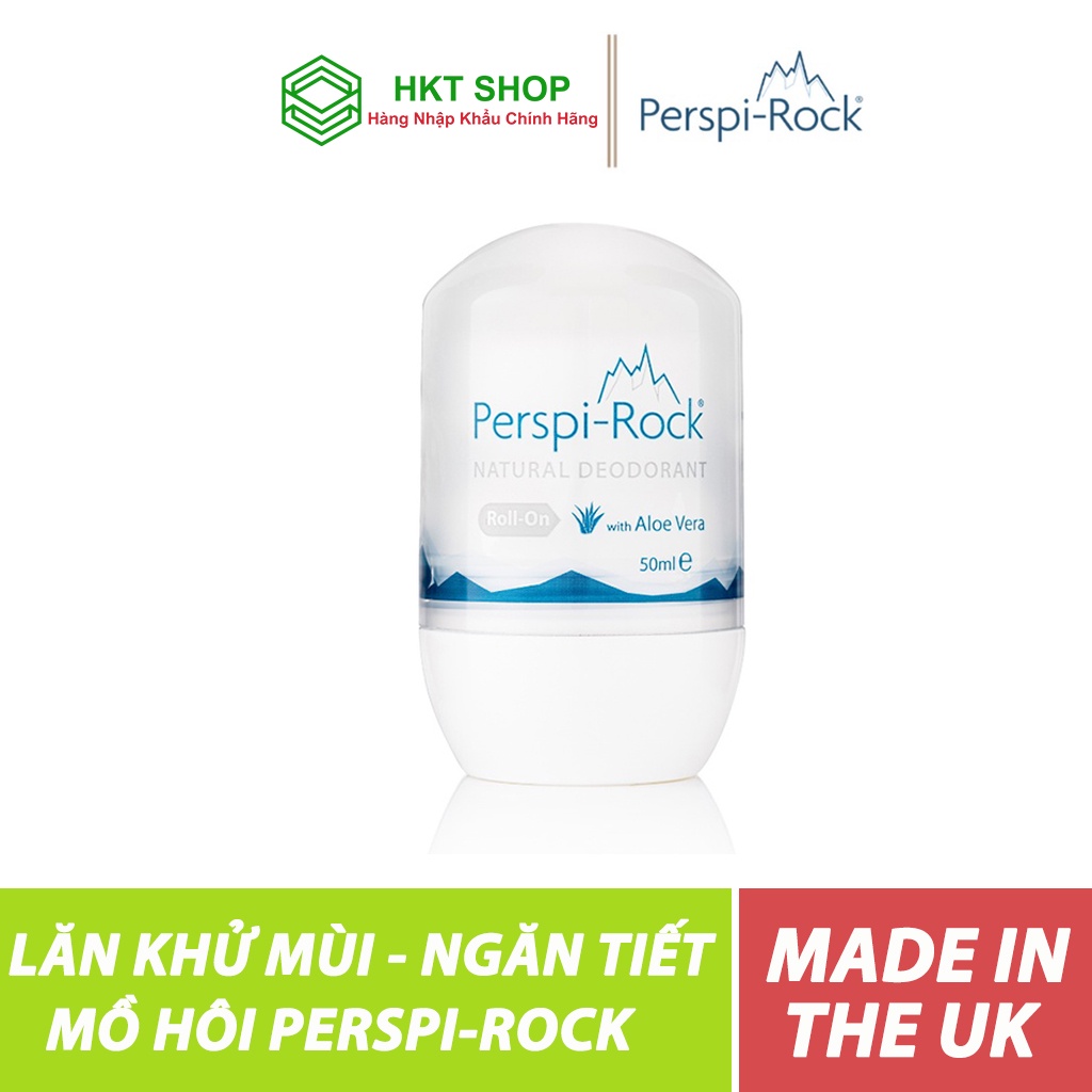 Lăn khử mùi tự nhiên Perspi-Rock Natural Deodorant Roll On 50ml - HKT Shop