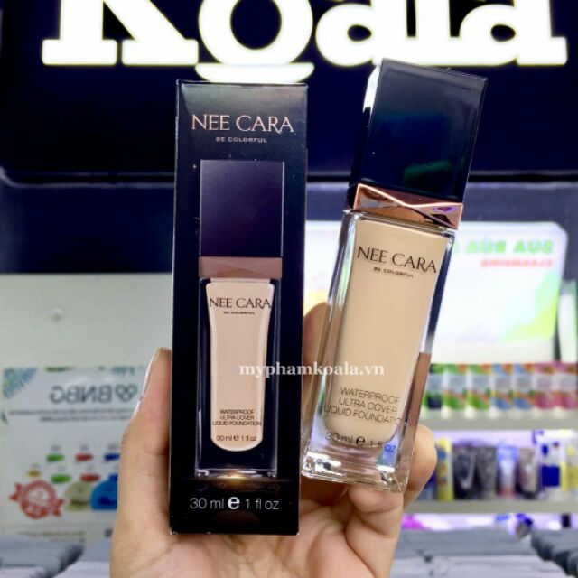 KEM NỀN SIÊU CHE PHỦ NEE CARA WATERPROOF ULTRA COVER LIQUID FOUNDATION N589 30ML