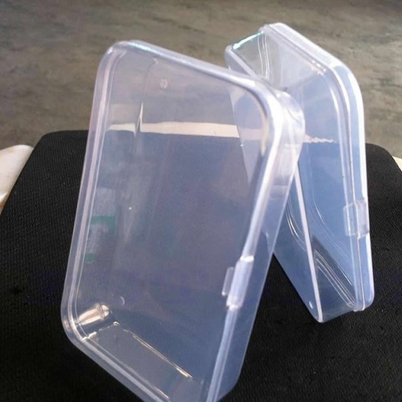 Hộp Nhựa Trong Suốt Có Nắp Đậy Đựng Trang Sức Tiện Dụng