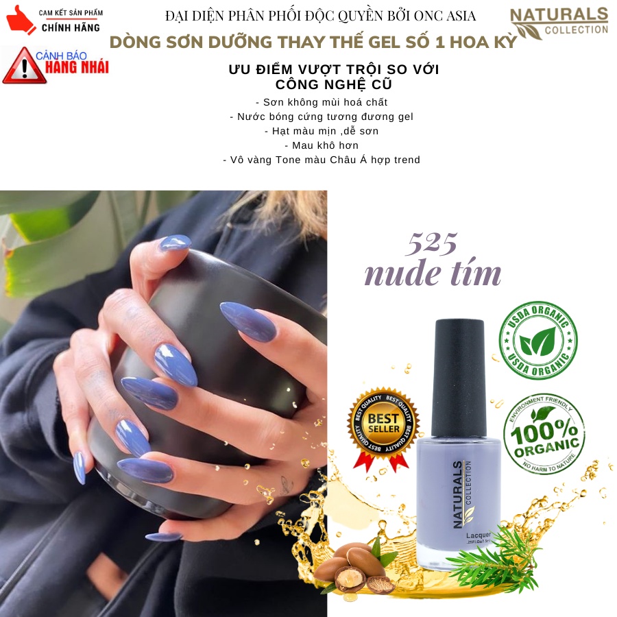 Sơn móng tay Organic màu tím khói 525