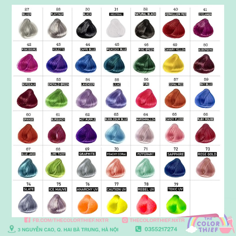 Thuốc Nhuộm Tóc Crazy Color Semi-Pernament Hair Dye | BigBuy360 - bigbuy360.vn