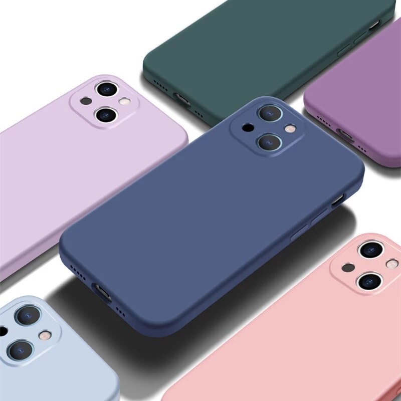 Ốp Điện Thoại Đơn Giản Thời Trang + Dây Đeo Cho Realme C21Y C12 C15 C21 C25 C21 C25Y C17 C11 2021 7i 7 8 Pro 4G 5G