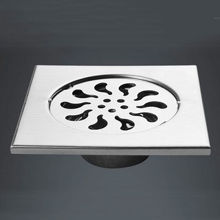 Phễu thoát sàn inox Zento TS151 - 15x15cm