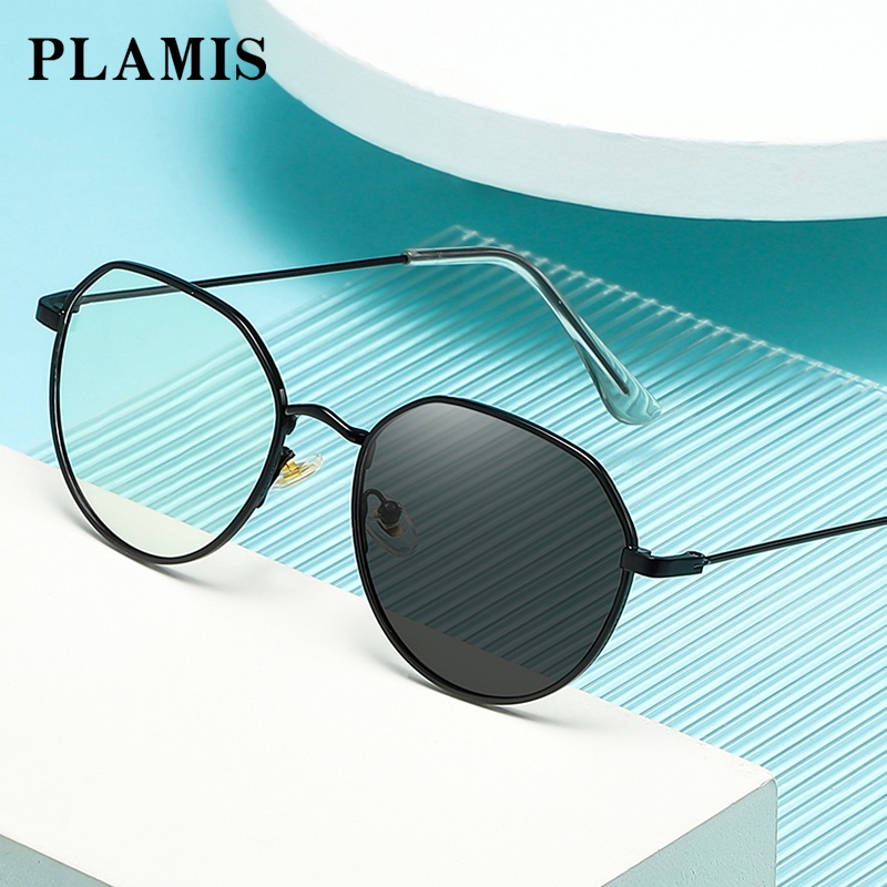 Mắt kính PLAMIS chống bức xạ bằng kim loại chống ánh sáng xanh thời trang dành cho nam và nữ