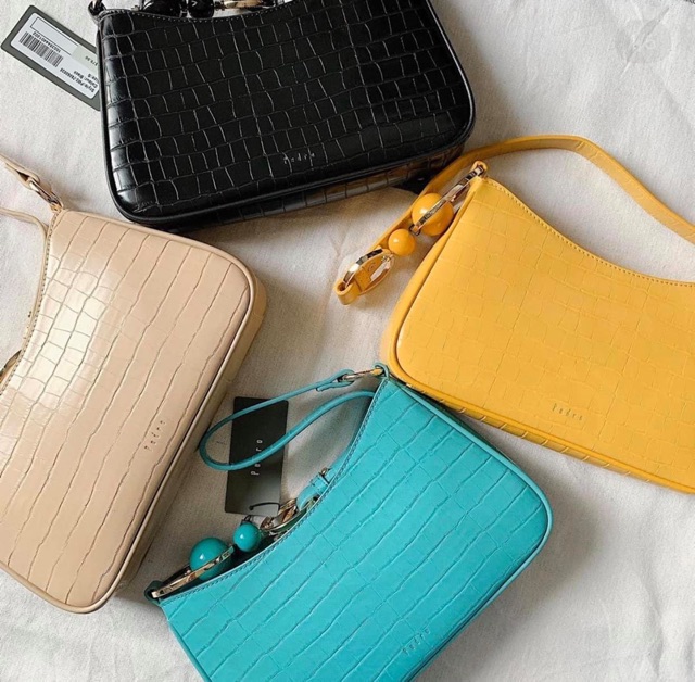 Túi pedro kẹp nách - sẵn nude đen